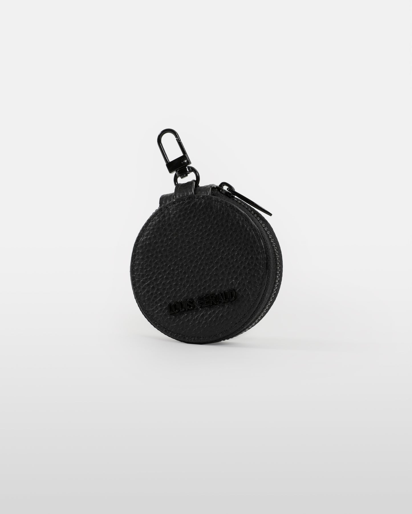 Logo Embellished Leather Coin Purse