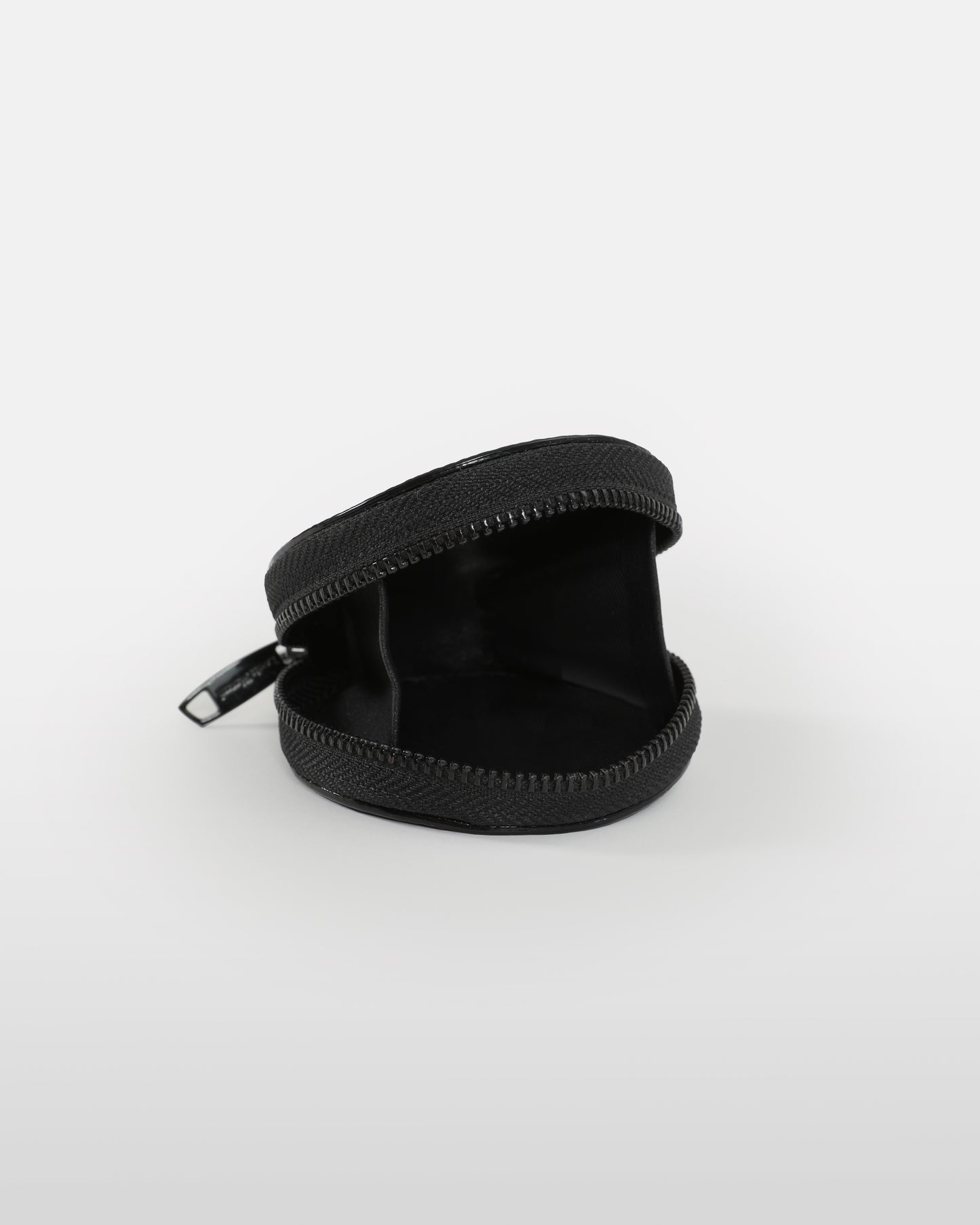 Logo Embellished Leather Coin Purse