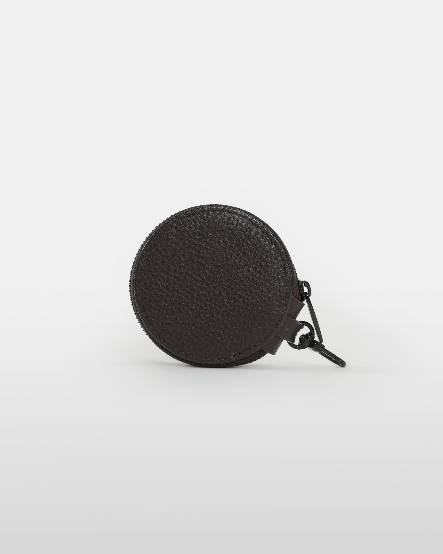 Logo Embellished Leather Coin Purse