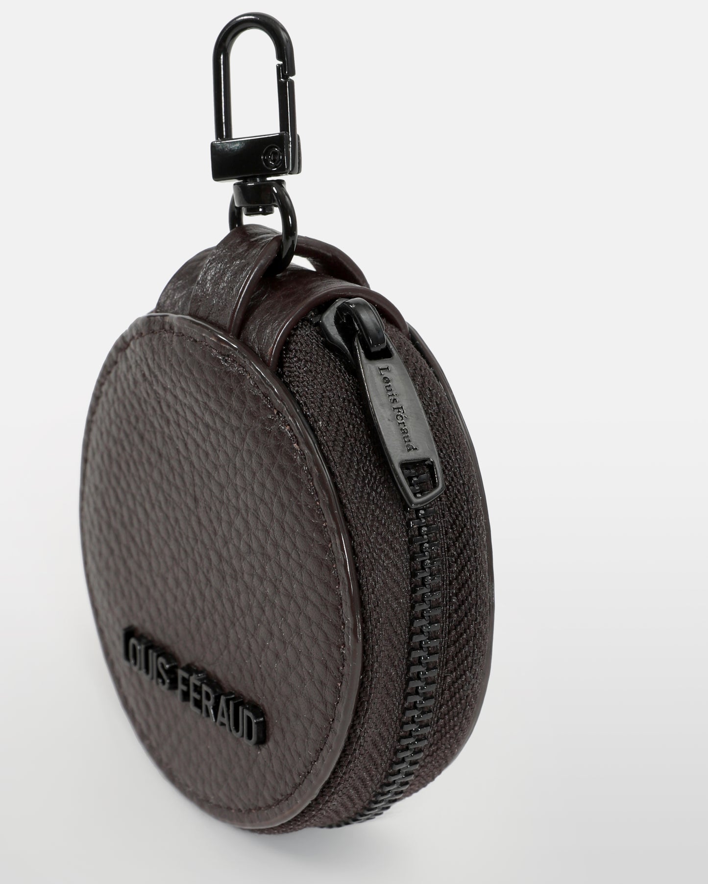 Logo Embellished Leather Coin Purse