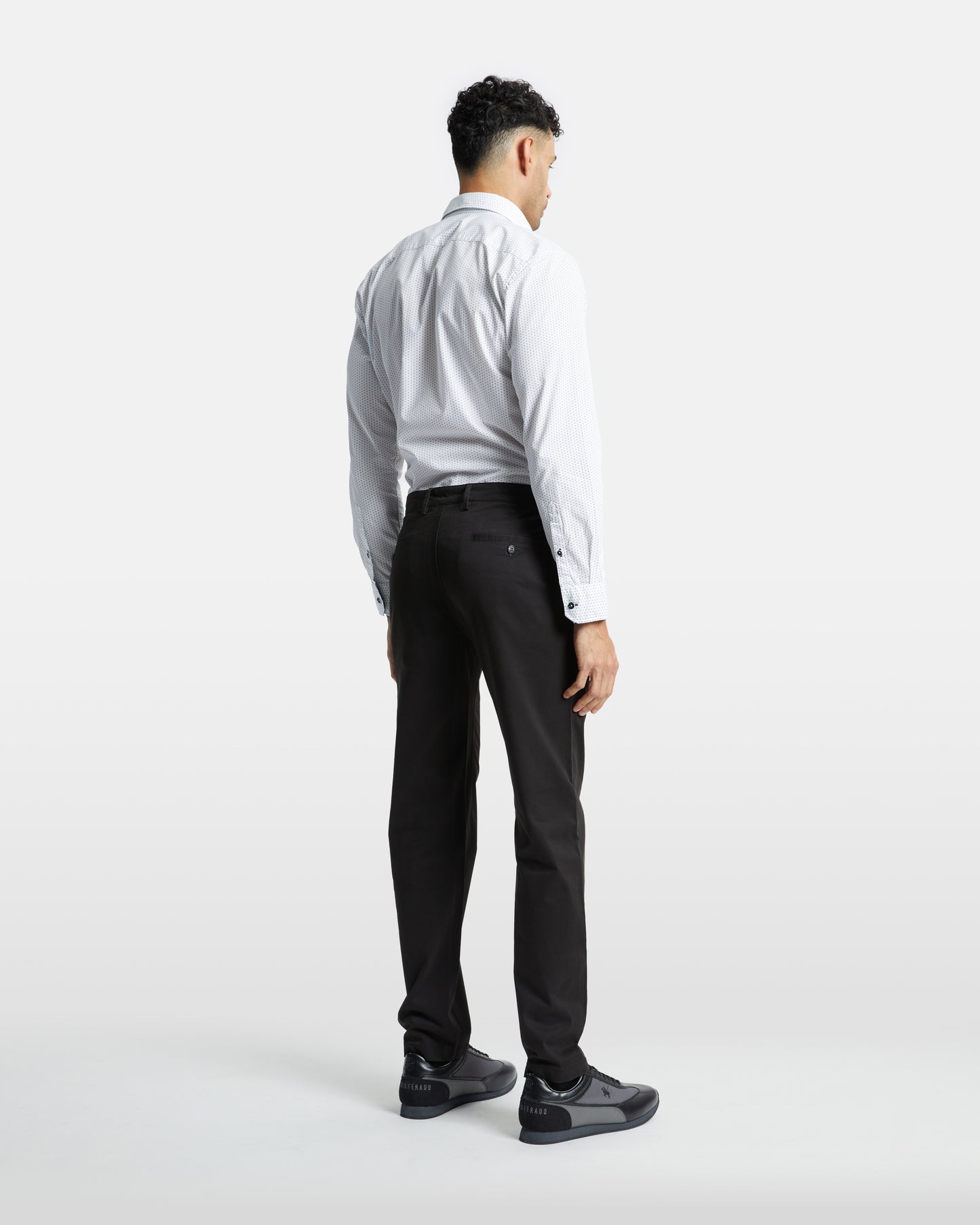 Slim Fit Solid Tone Classic Trousers
