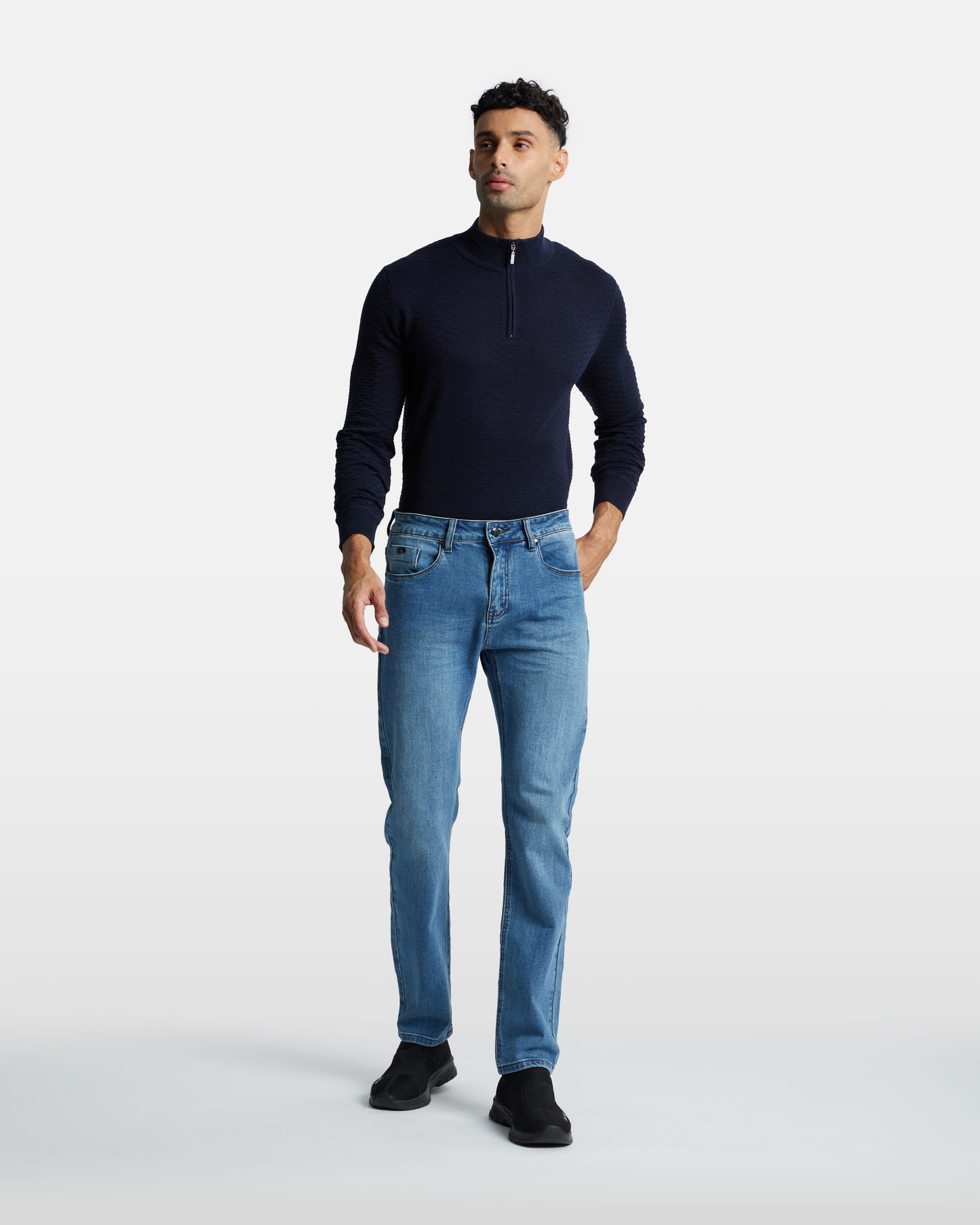 Acid Wash Slim Fit Jeans