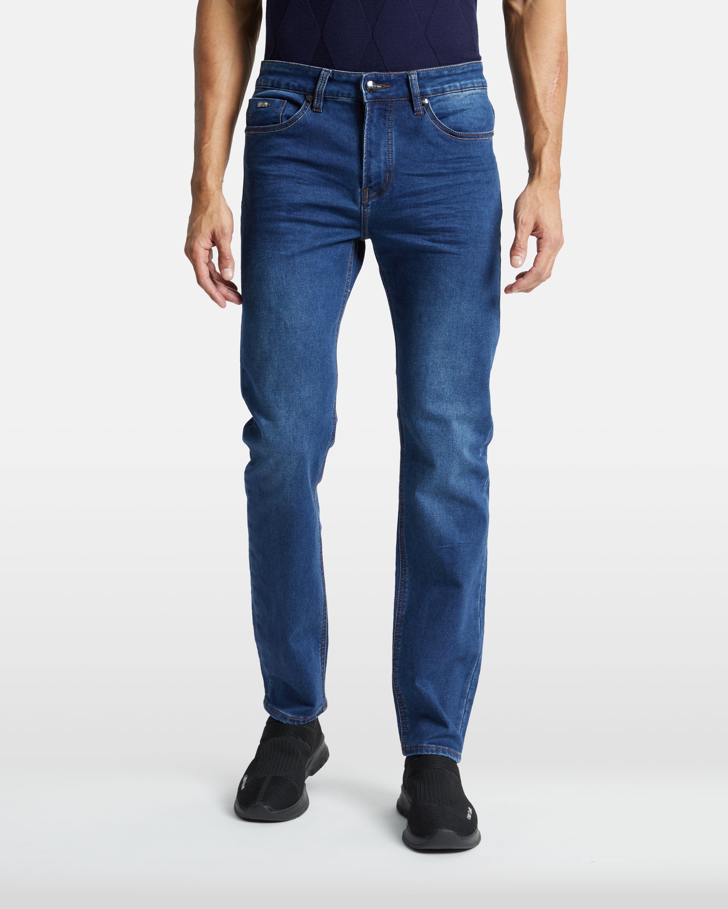 Acid Washed Slim Fit Jeans
