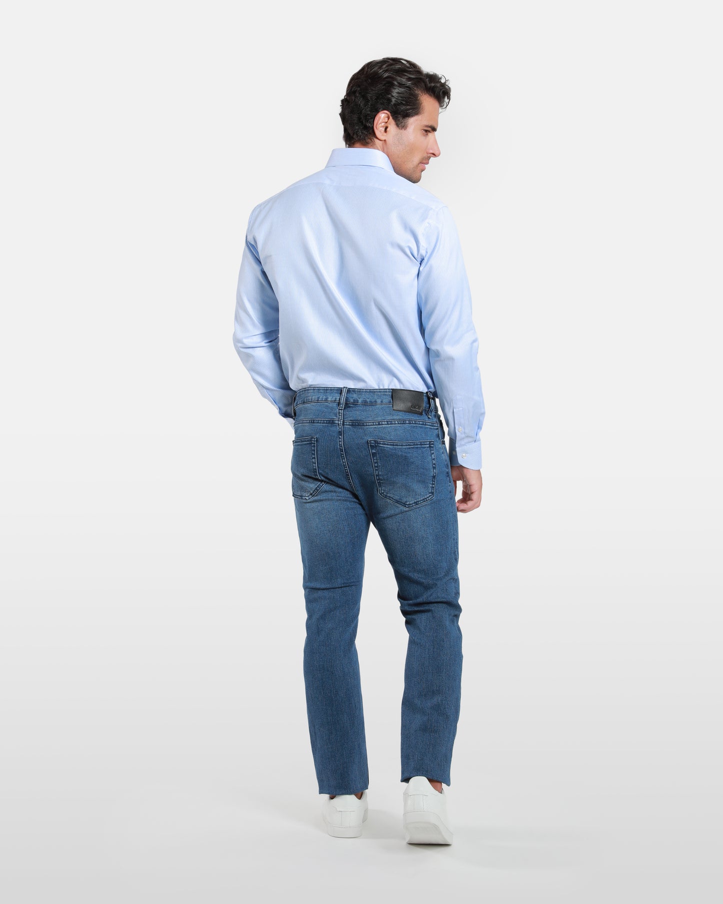 Regular Fit Washed Denim Jeans