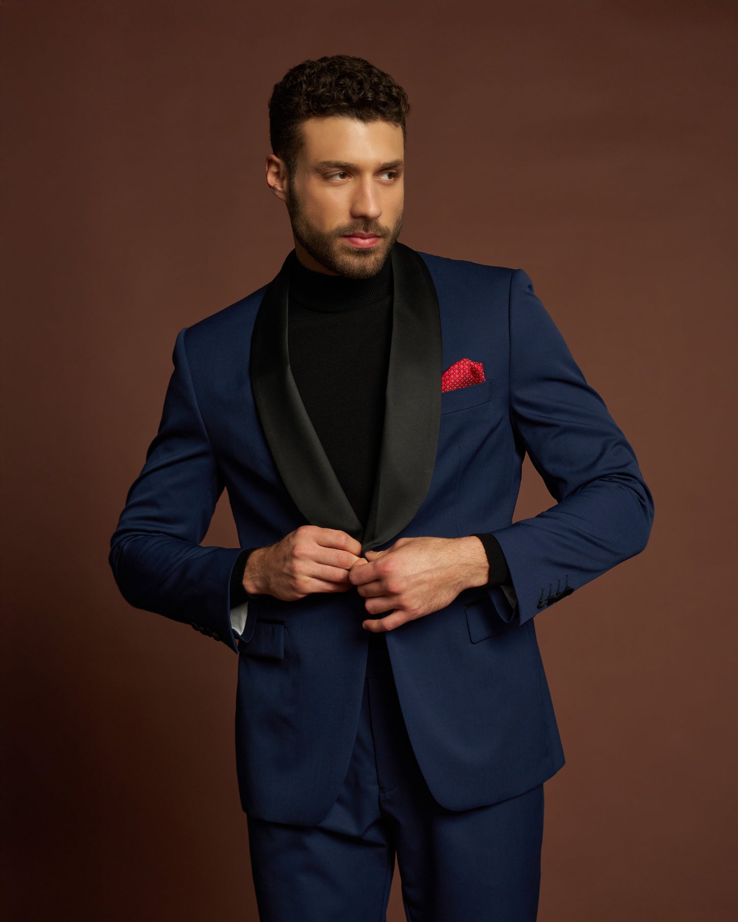 Multi-Toned Tuxedo Suit