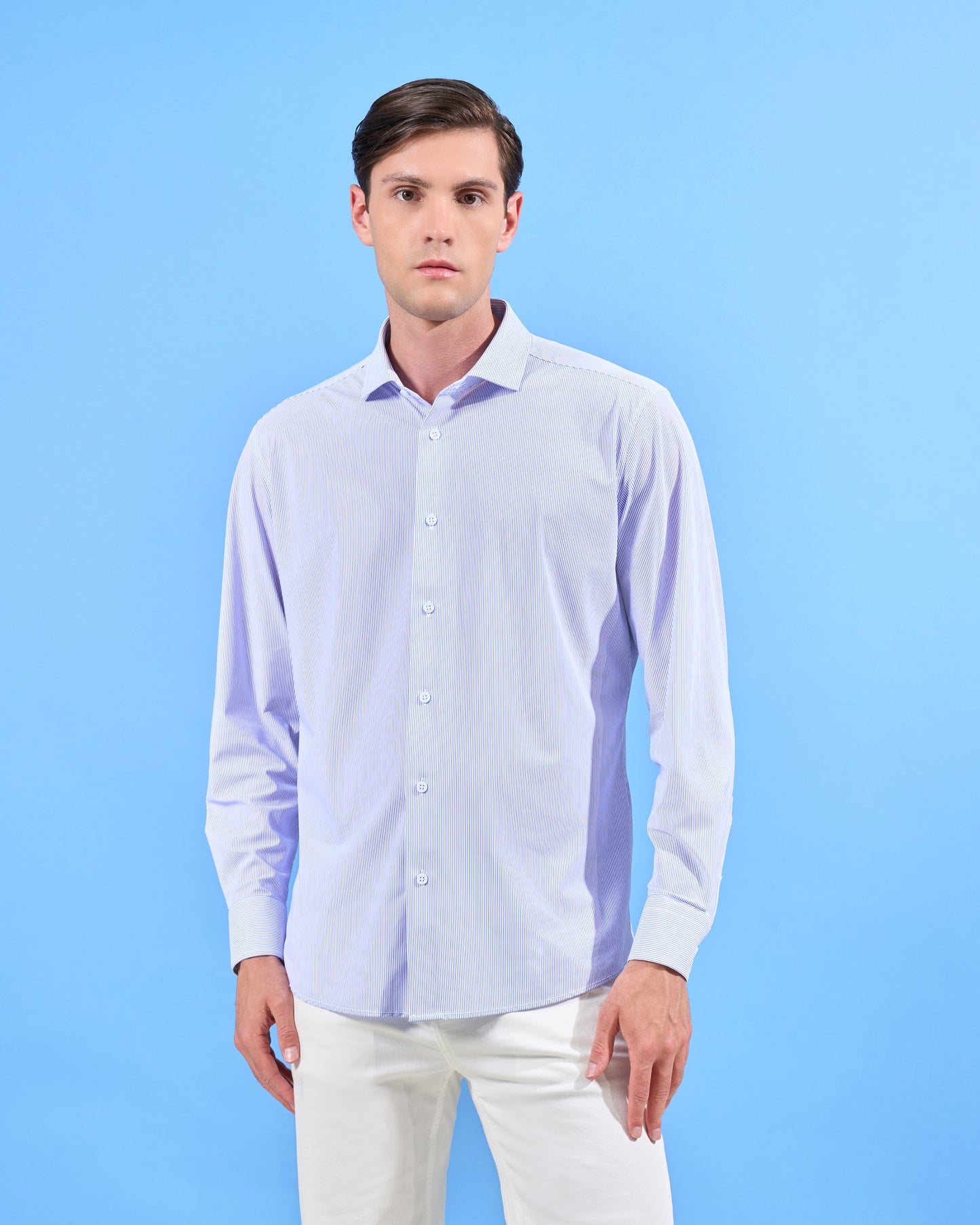 Striped Knitted Casual Shirt
