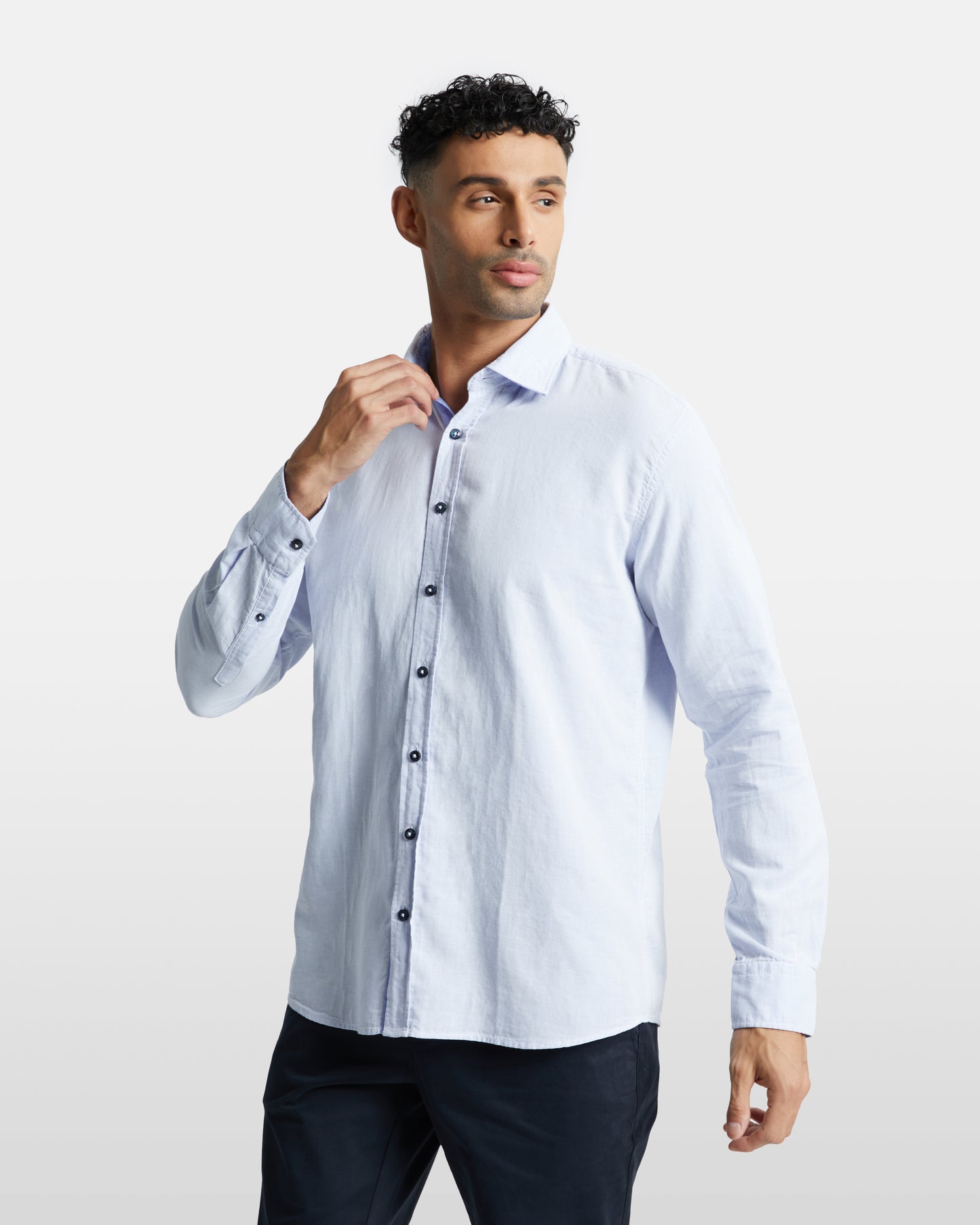 Solid Tone Regular Fit Shirt
