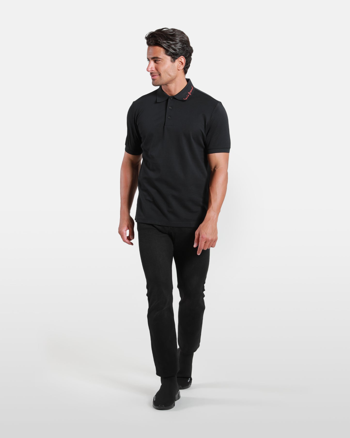 Classic Cotton Polo Shirt with Embroidery