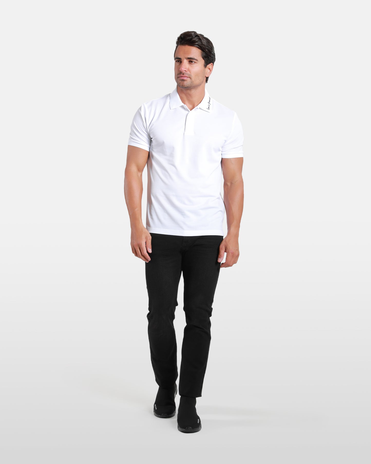 Classic Cotton Polo Shirt with Embroidery