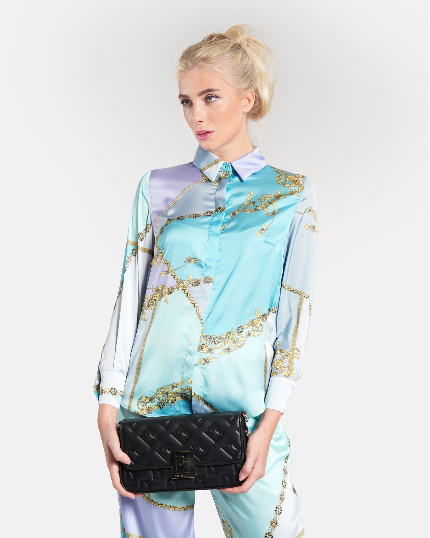 Multicolored Baroque Printed Shirt