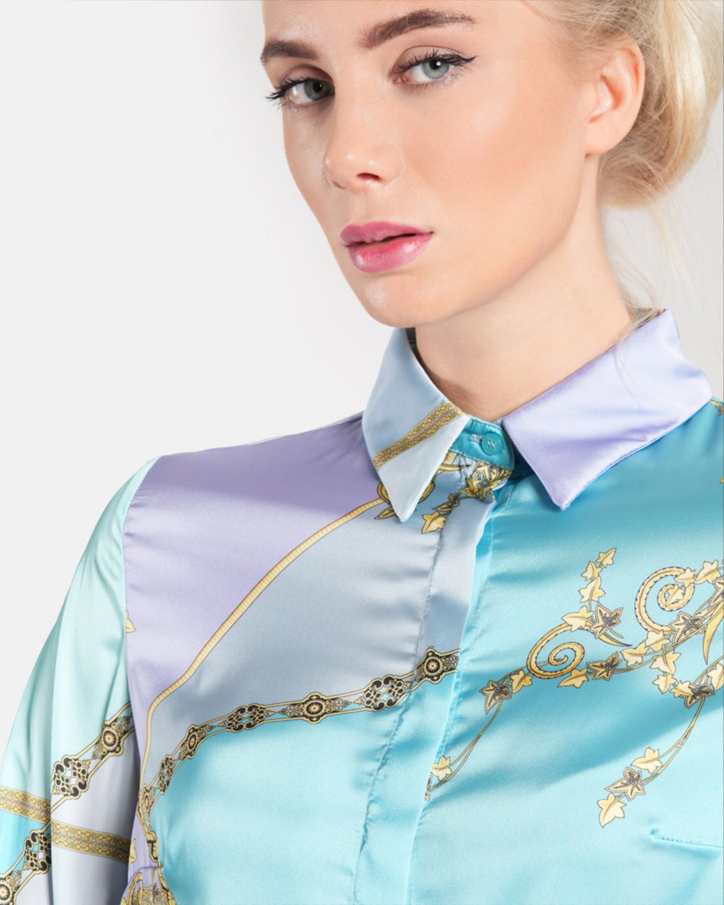 Multicolored Baroque Printed Shirt