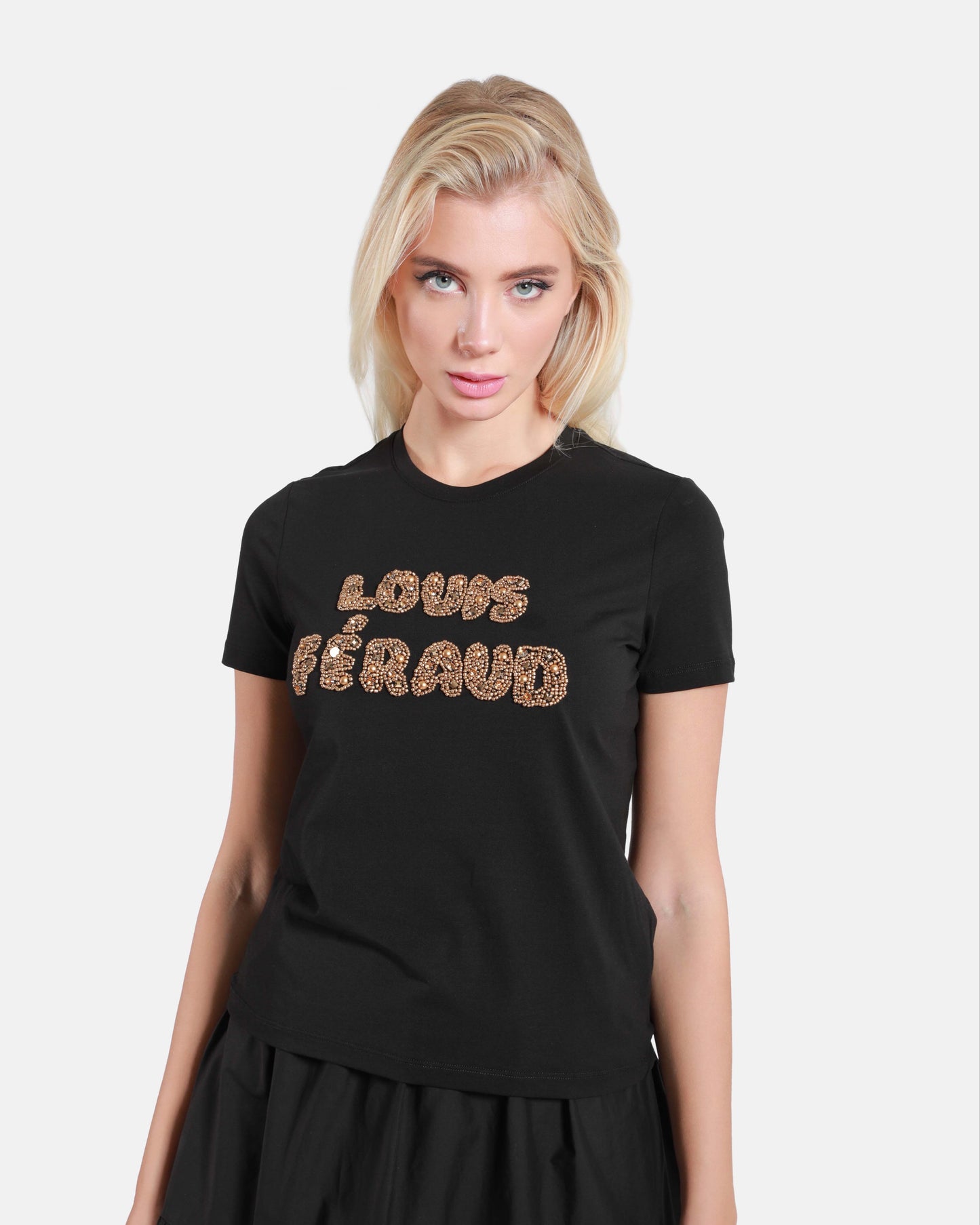Logo Embellished T-Shirt