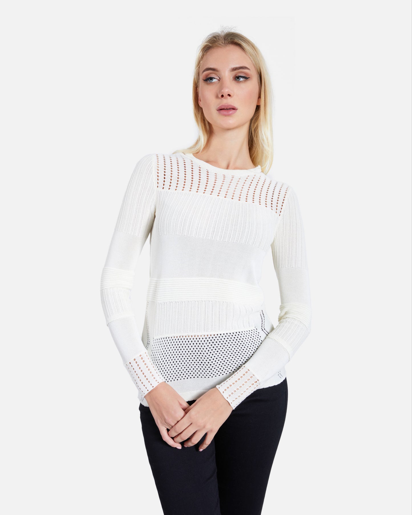 Laser Cut Knitted Top