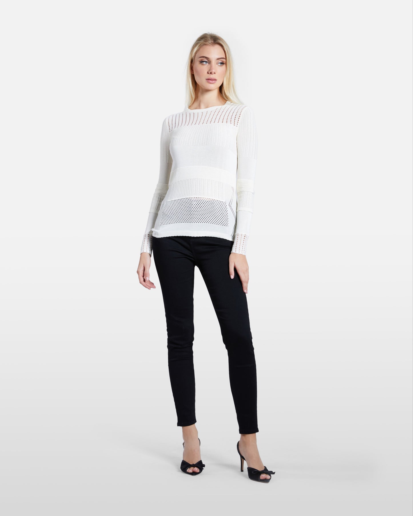 Laser Cut Knitted Top
