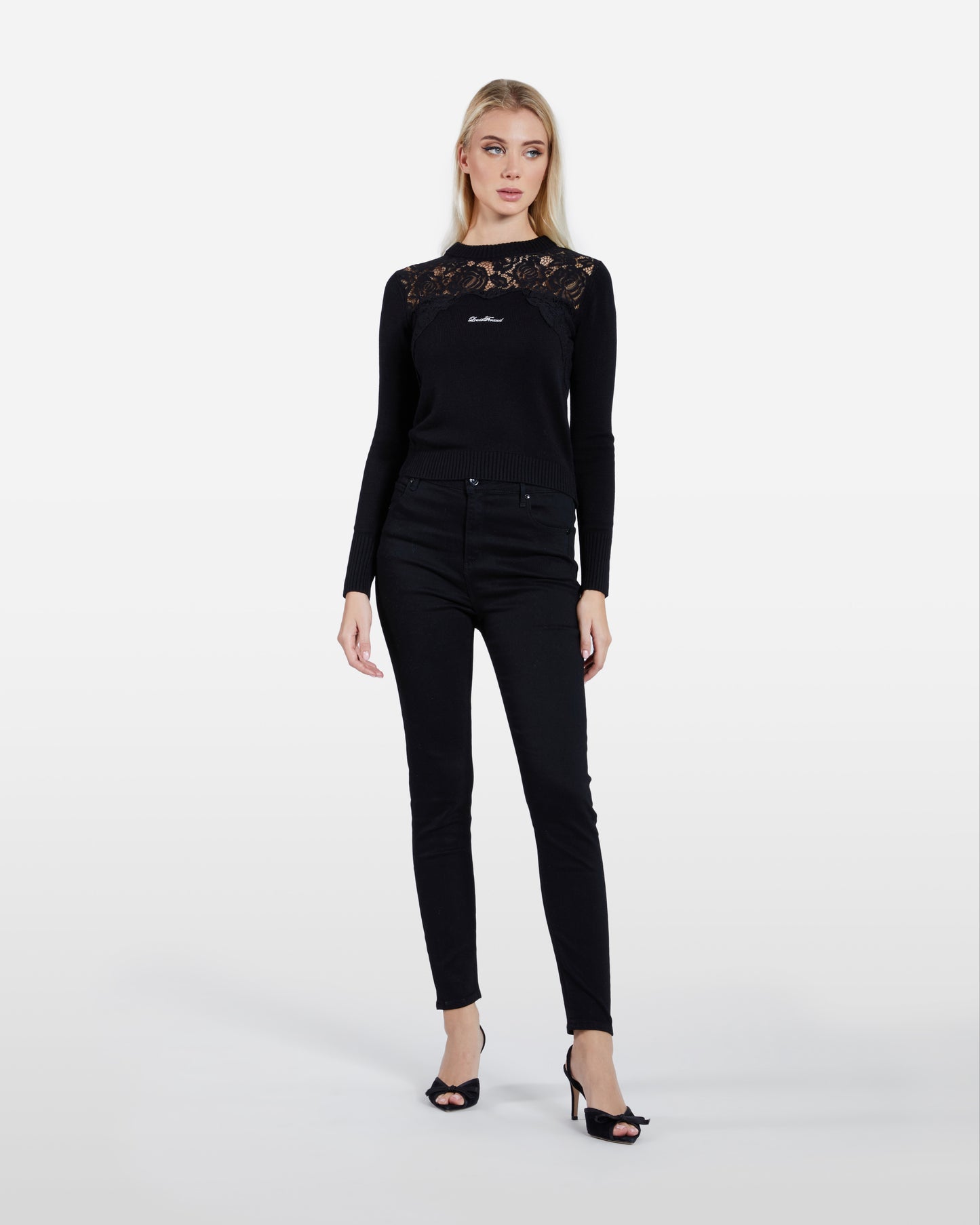 Laced Long Sleeve Top