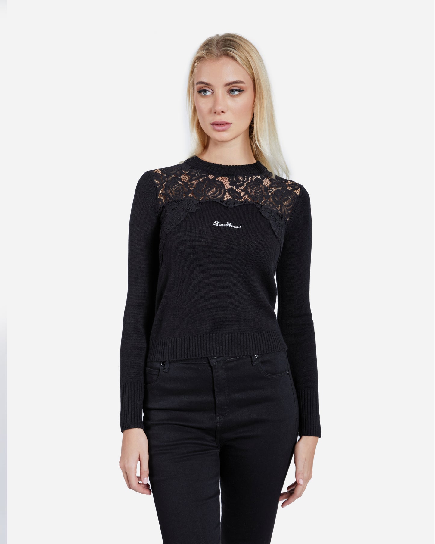 Laced Long Sleeve Top
