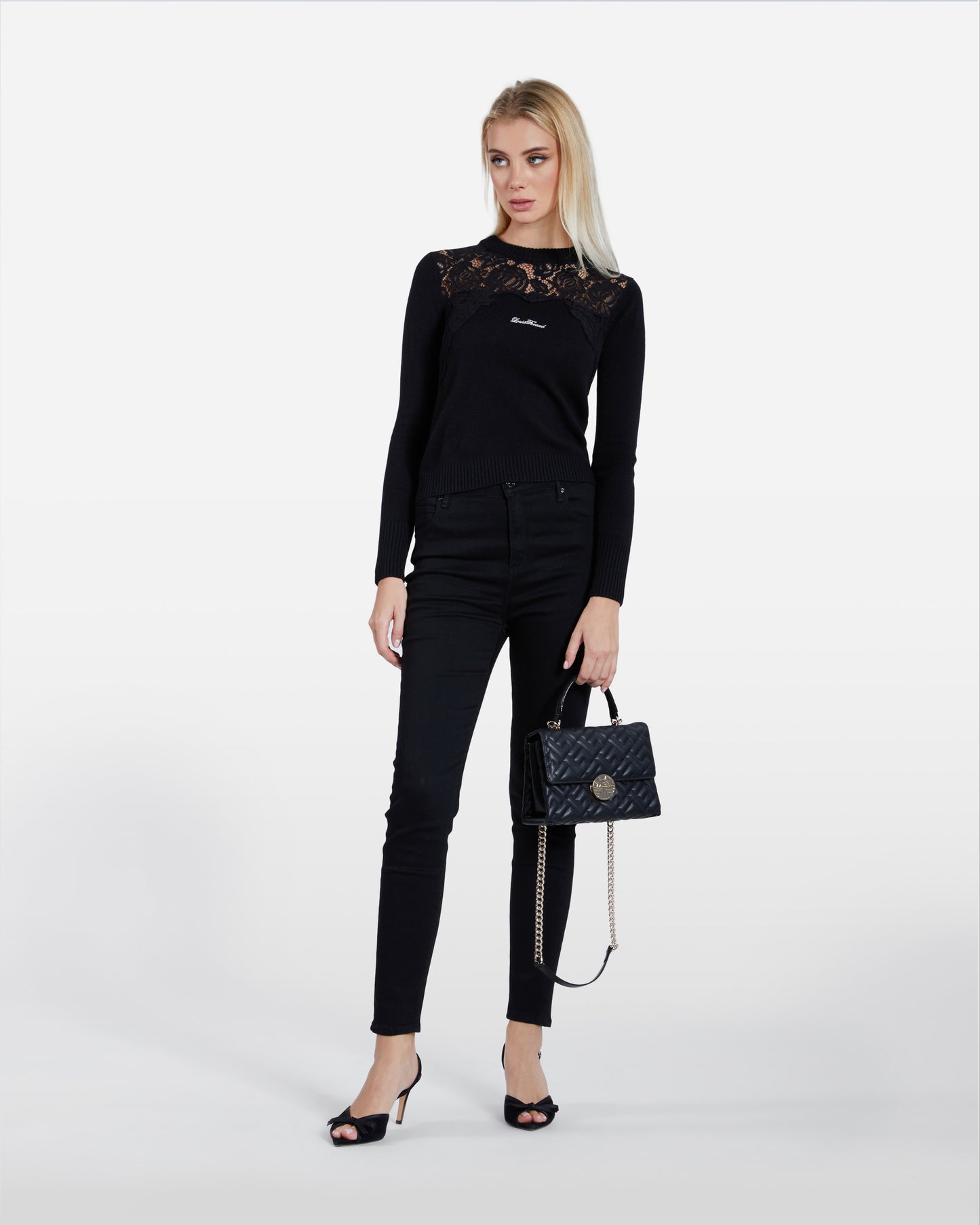Laced Long Sleeve Top