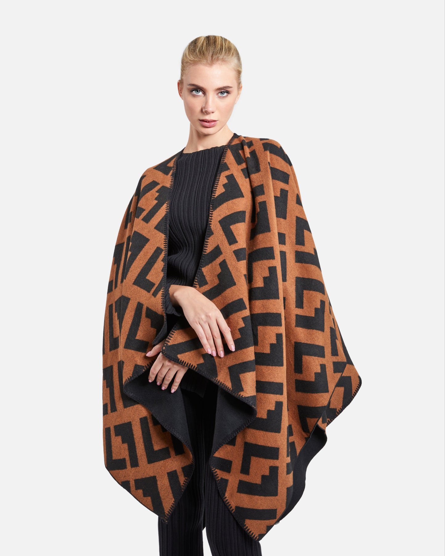Patterned Poncho