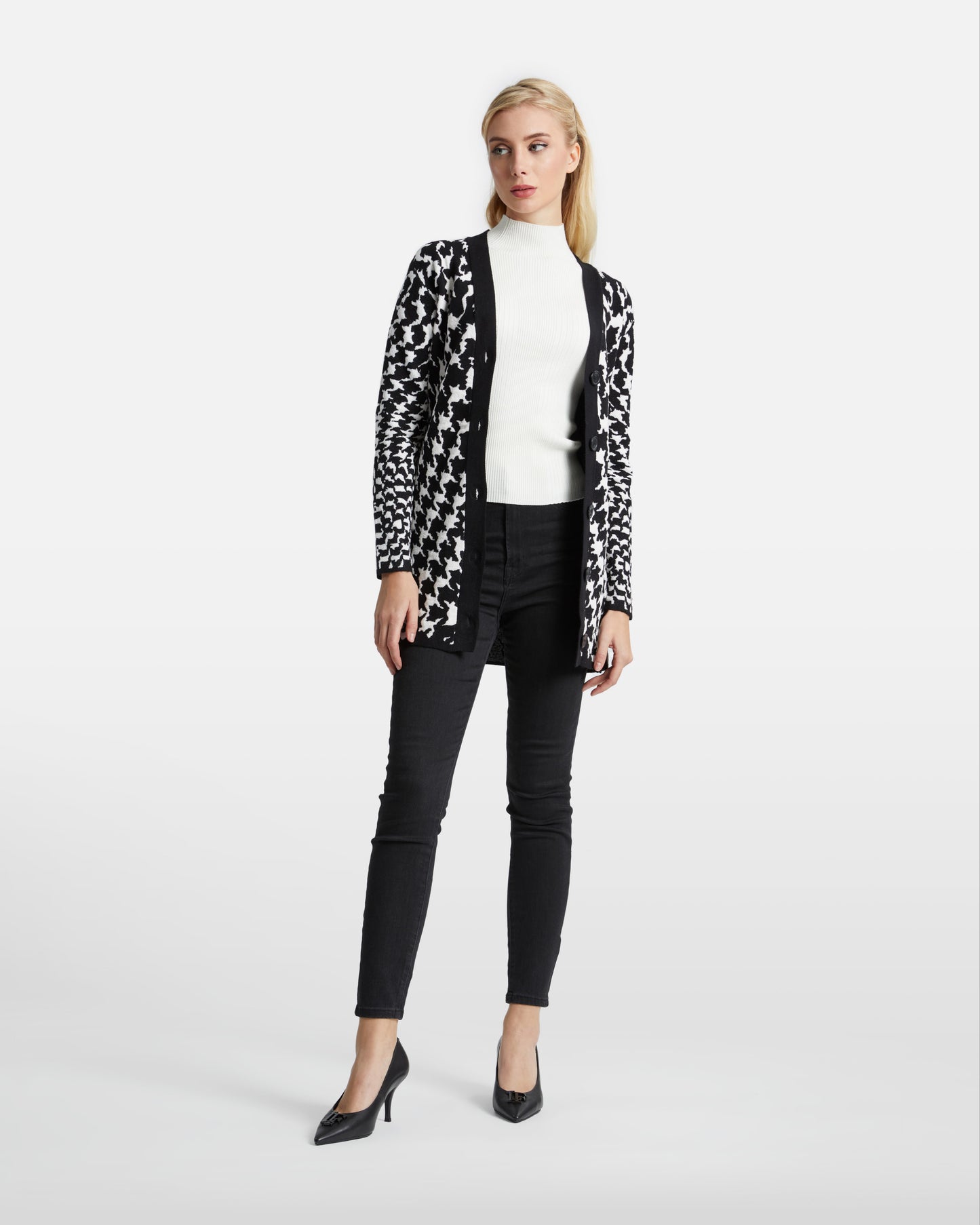 Houndstooth Cardigan