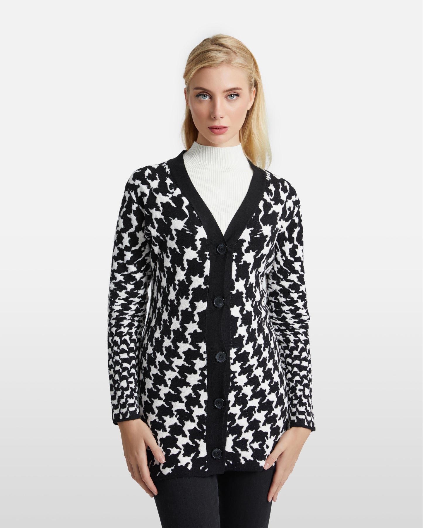 Houndstooth Cardigan