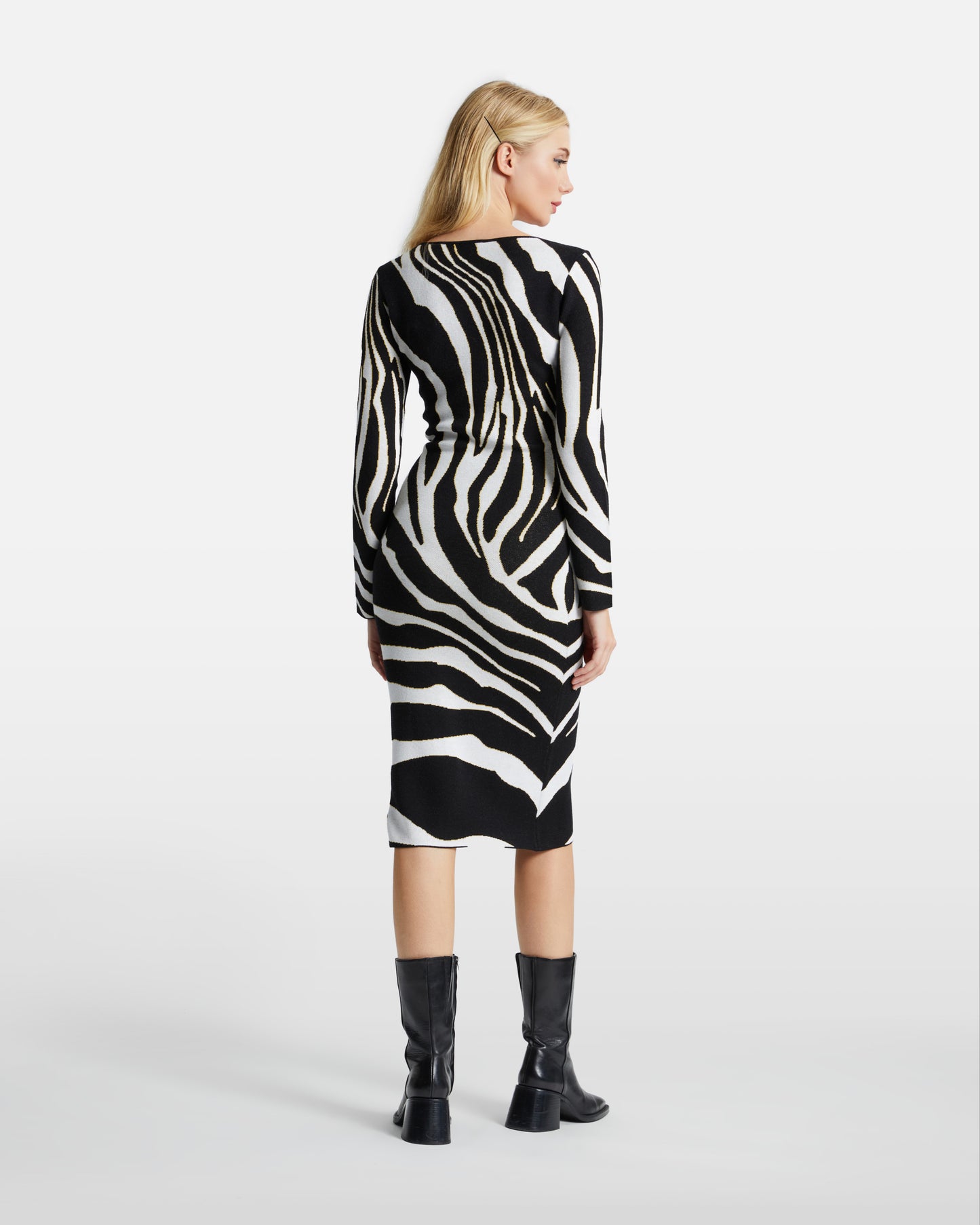 Zebra Midi Dress