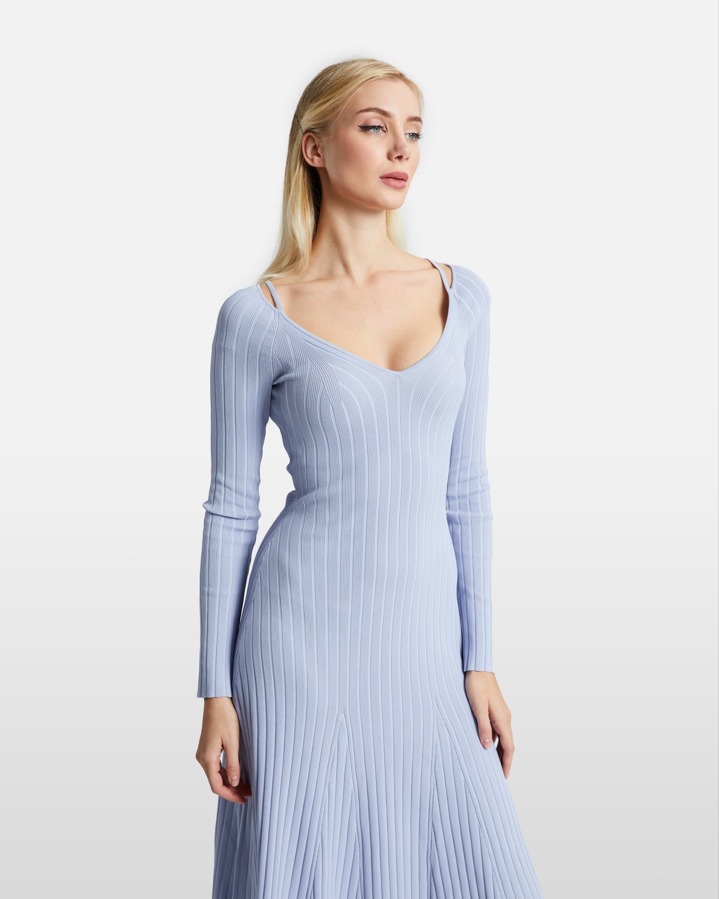 Ribbed Midi Dress
