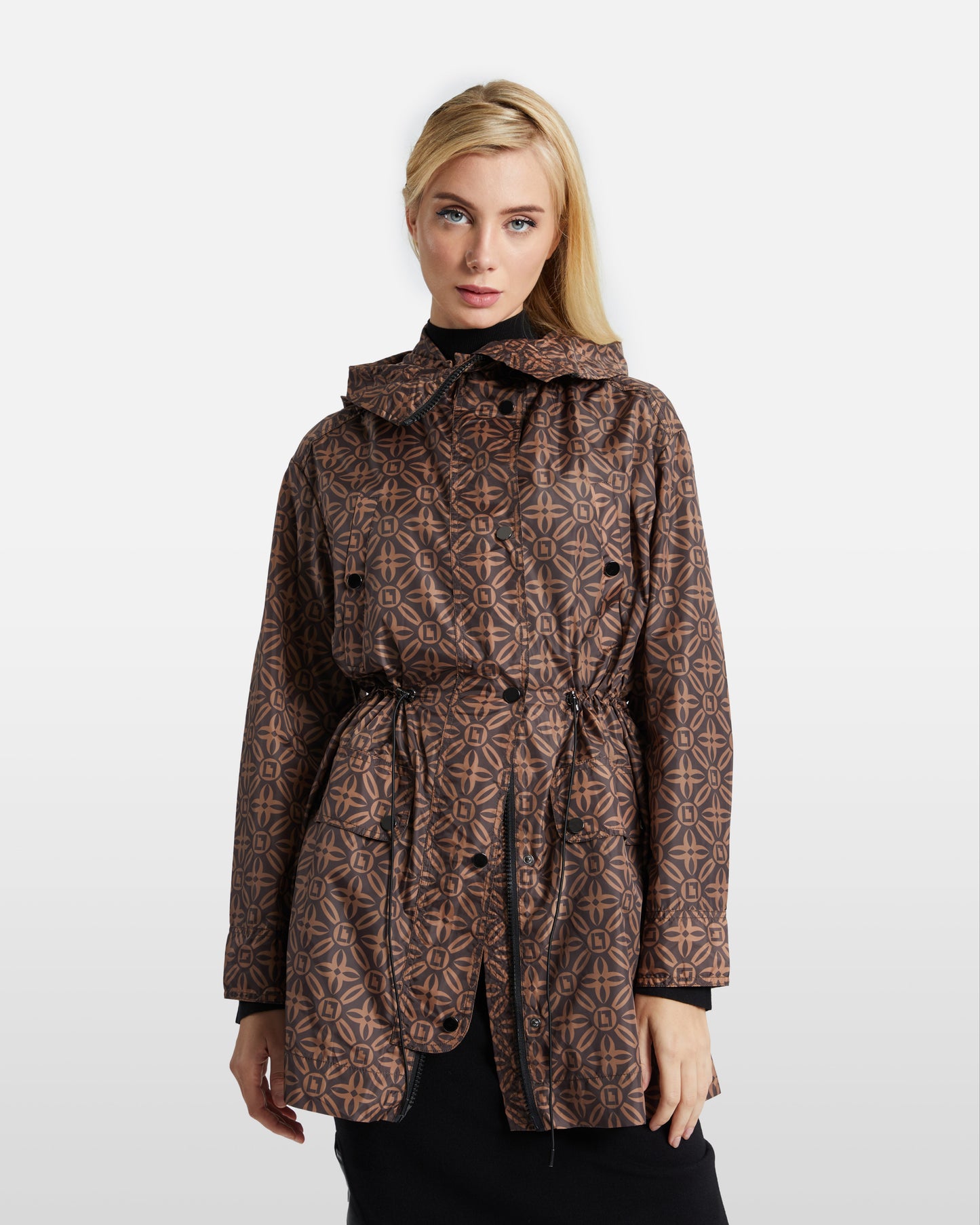Patterned Raincoat