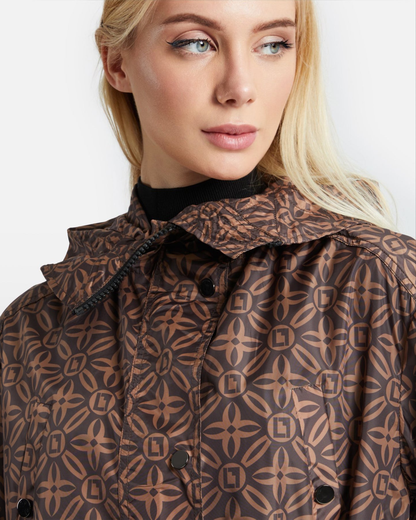 Patterned Raincoat