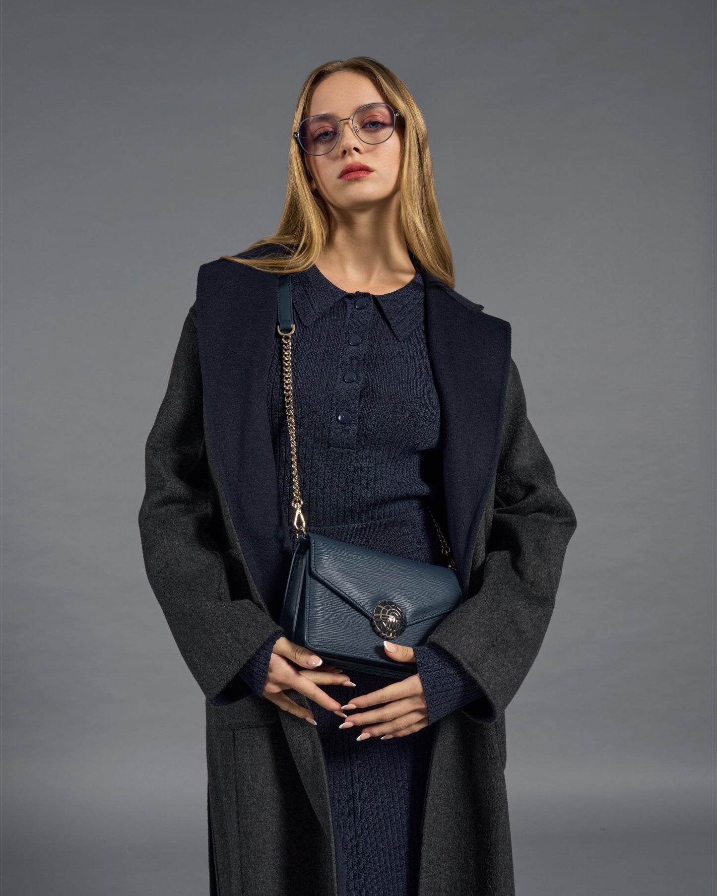 Reversible Sashed Long Coat