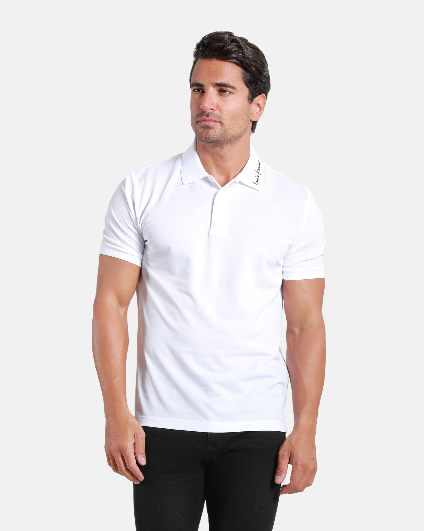 Classic Cotton Polo Shirt with Embroidery
