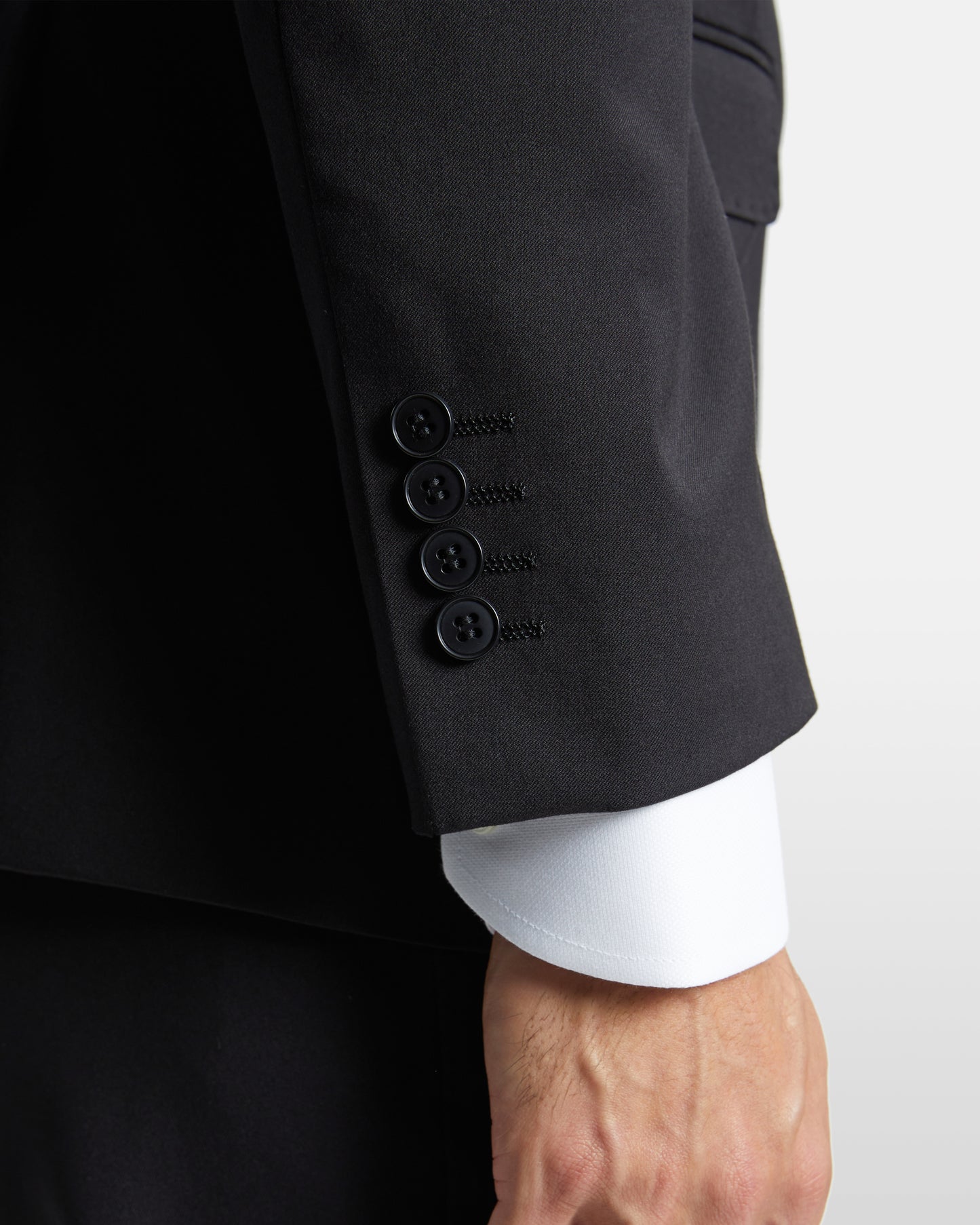 Solid Tone Slim Fit Suit