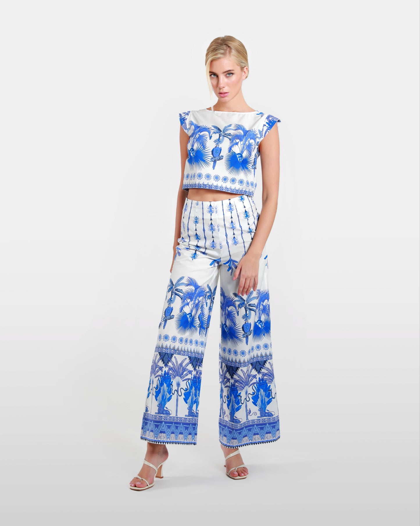 Bohemian Print Sleeveless Top