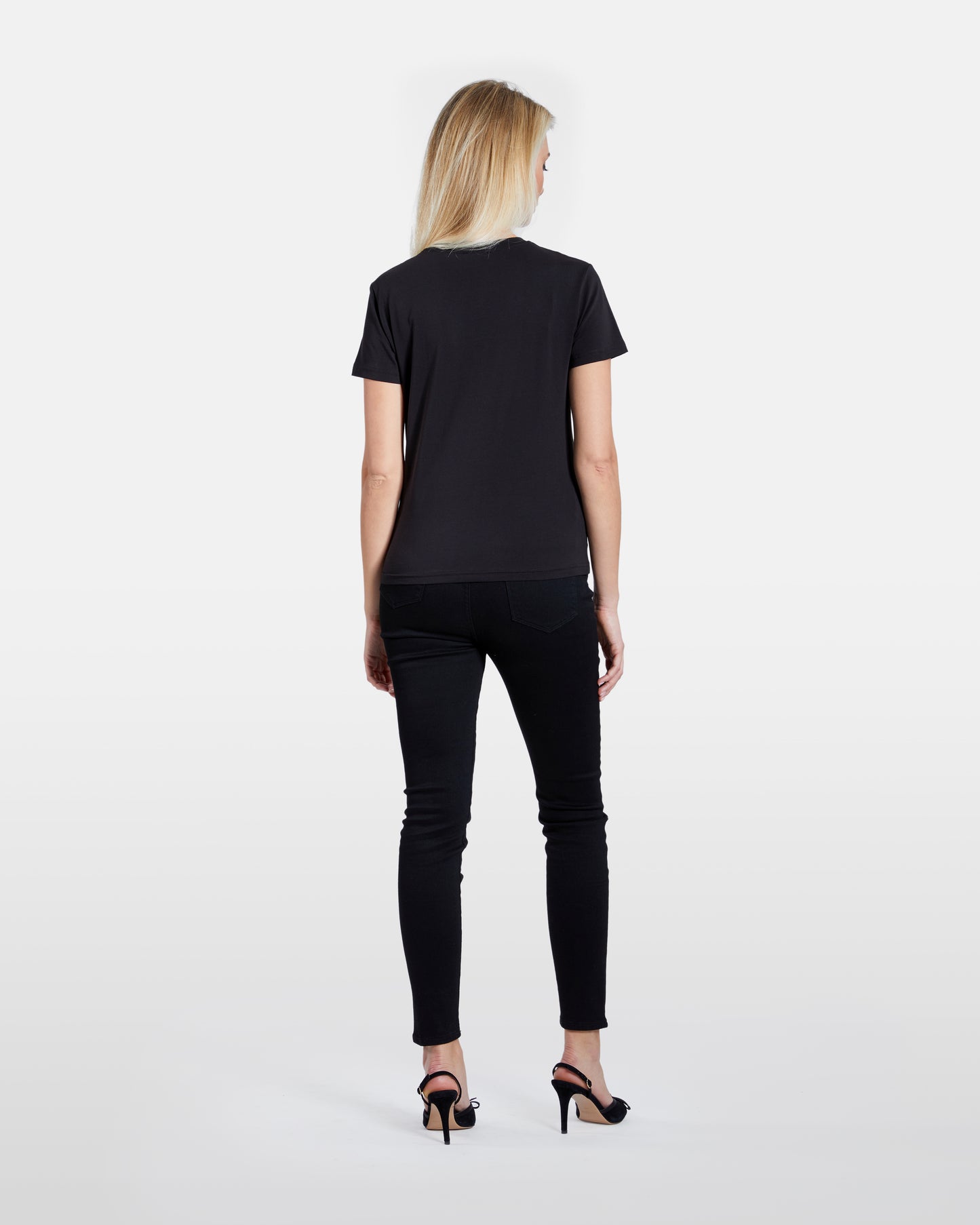 Faux Necklace Appliqued T-Shirt