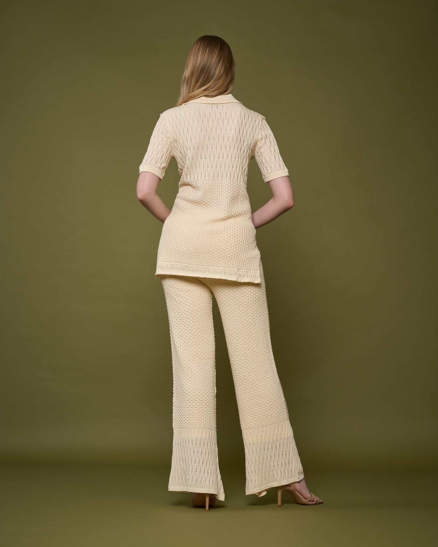 Crochet-Pattern Knit Set