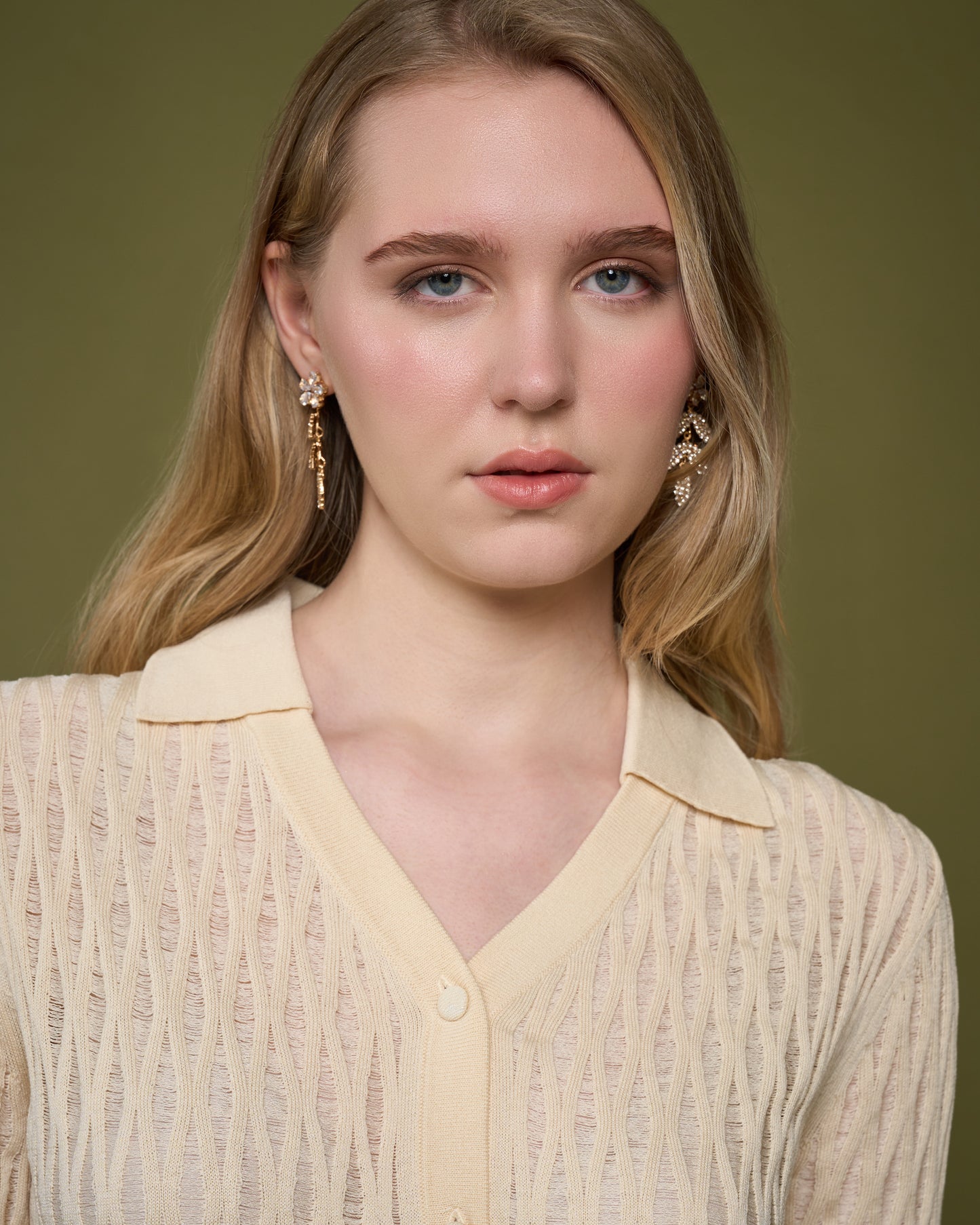 Crochet-Pattern Knit Set