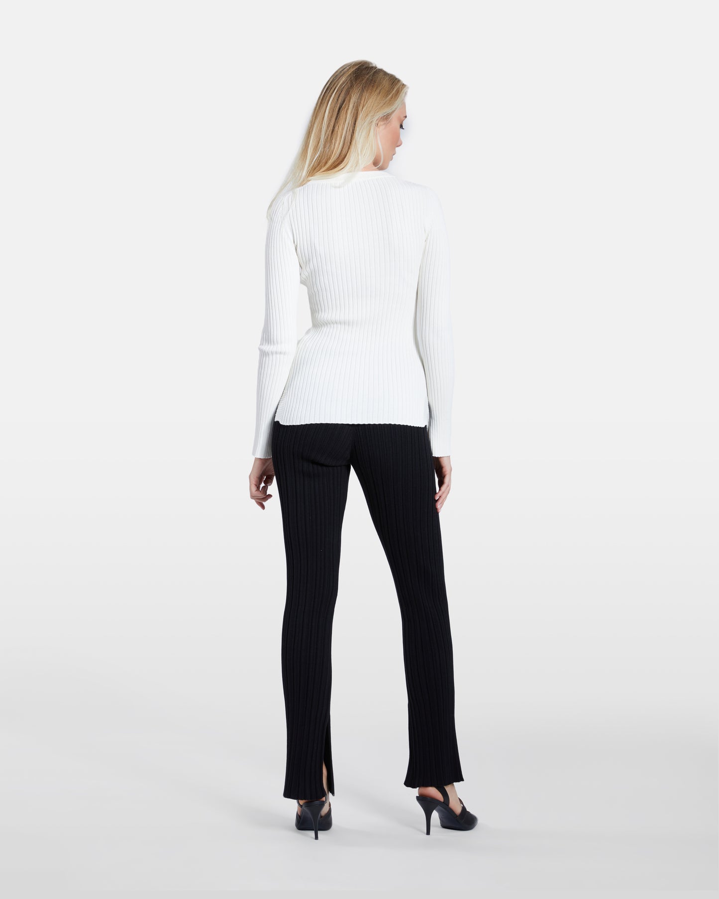 Ribbed Long Sleeve Top
