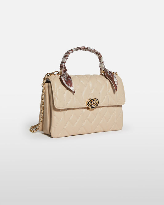 Serra Chain-Drape Leather Bag