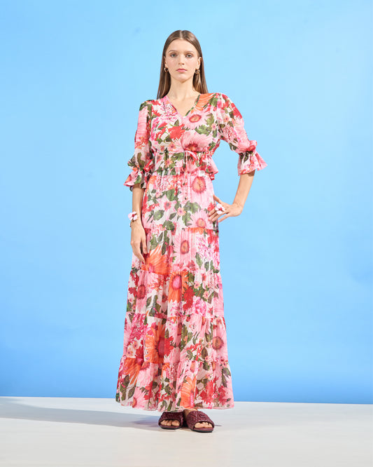 Floral Peplum Top