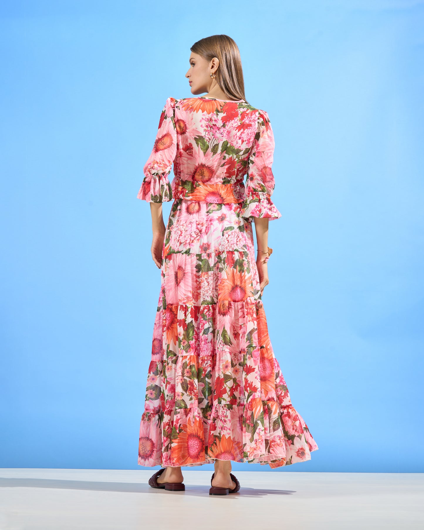 Floral Peplum Top