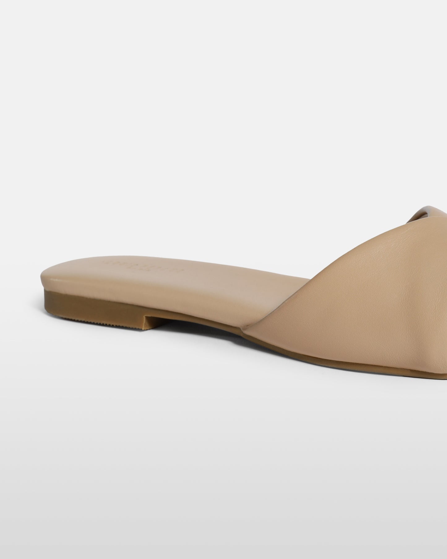 Subtly Twisted Band Flat Sandals