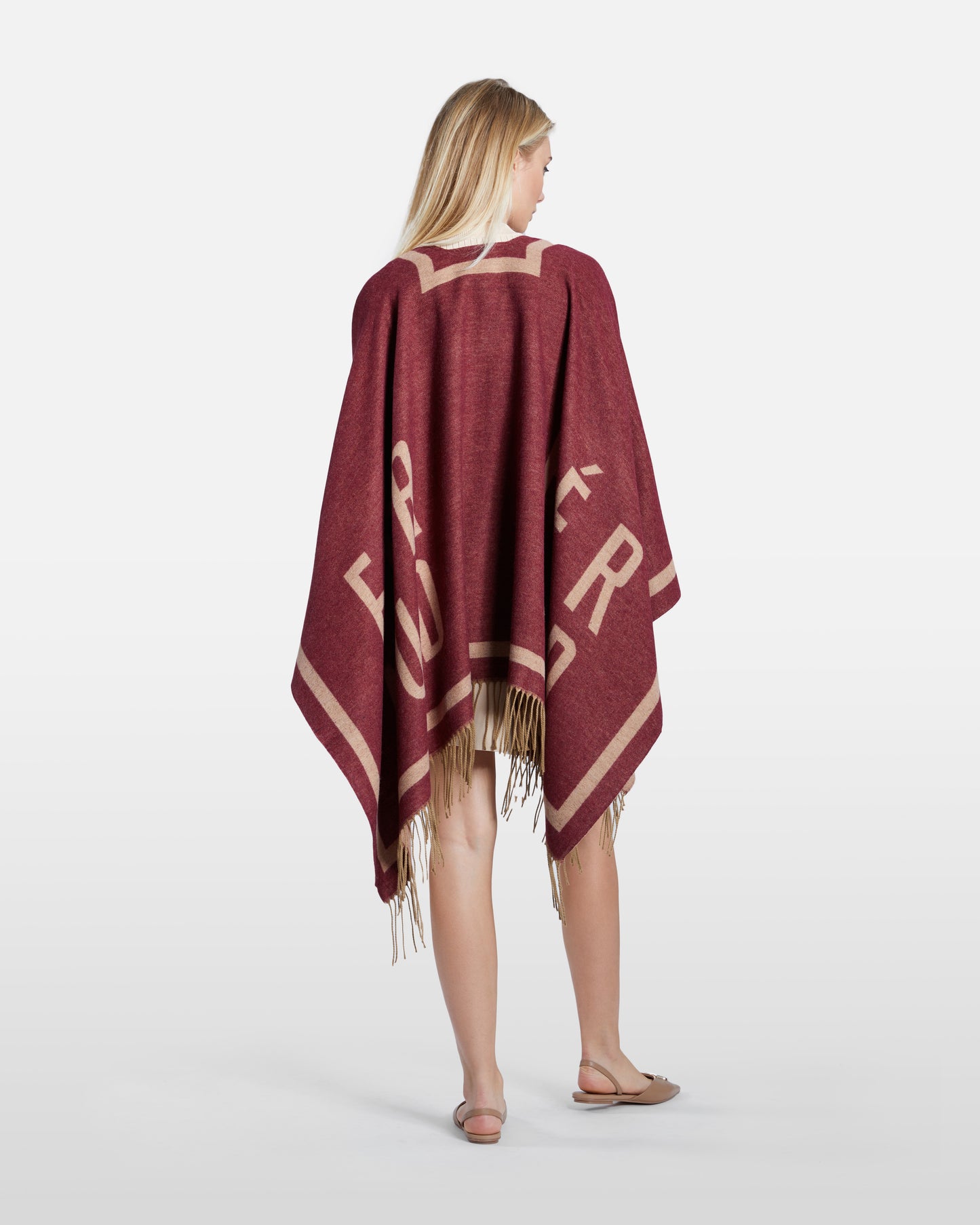 Brand Detailed Poncho