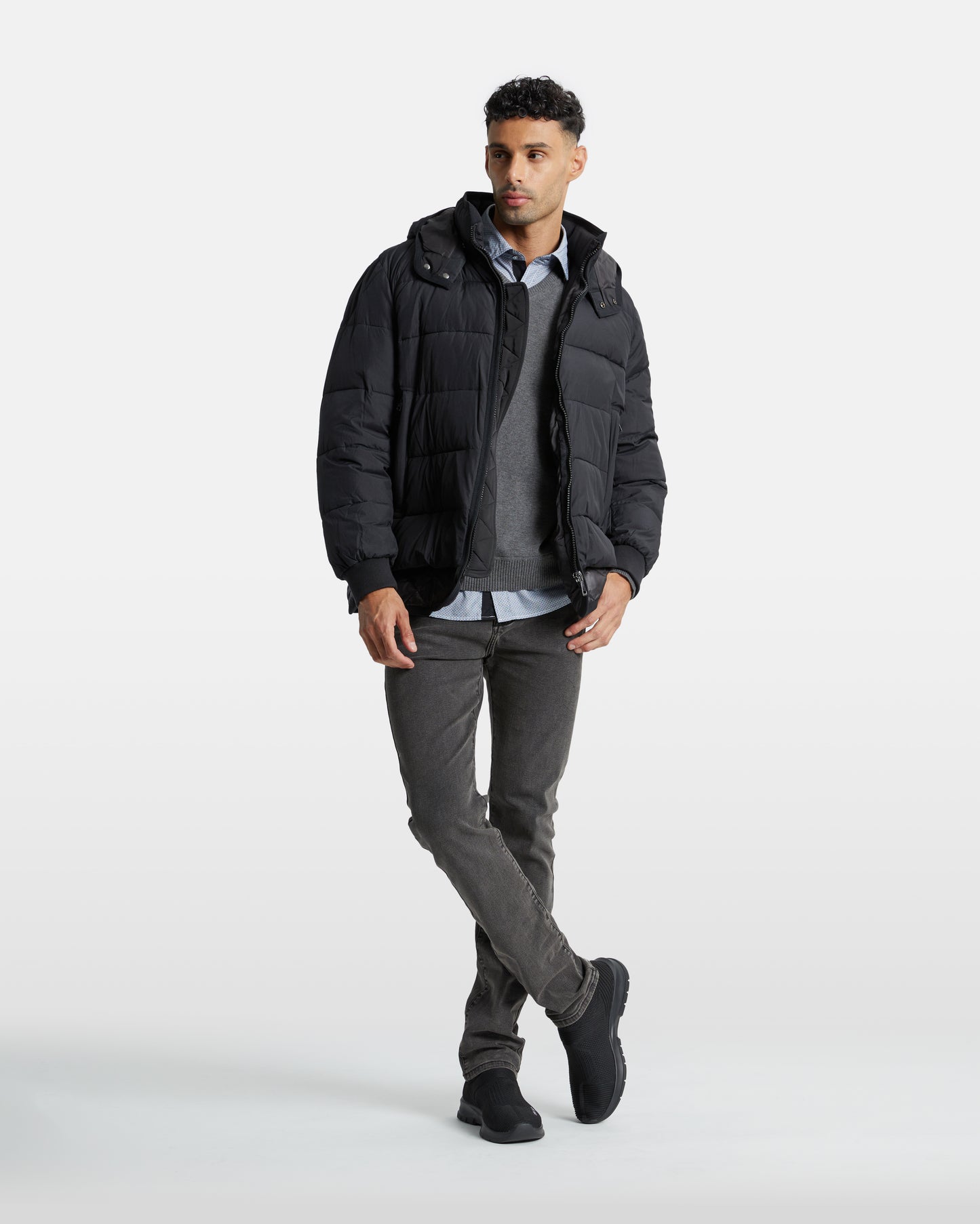 Diamond Quilted Puffer Jacket