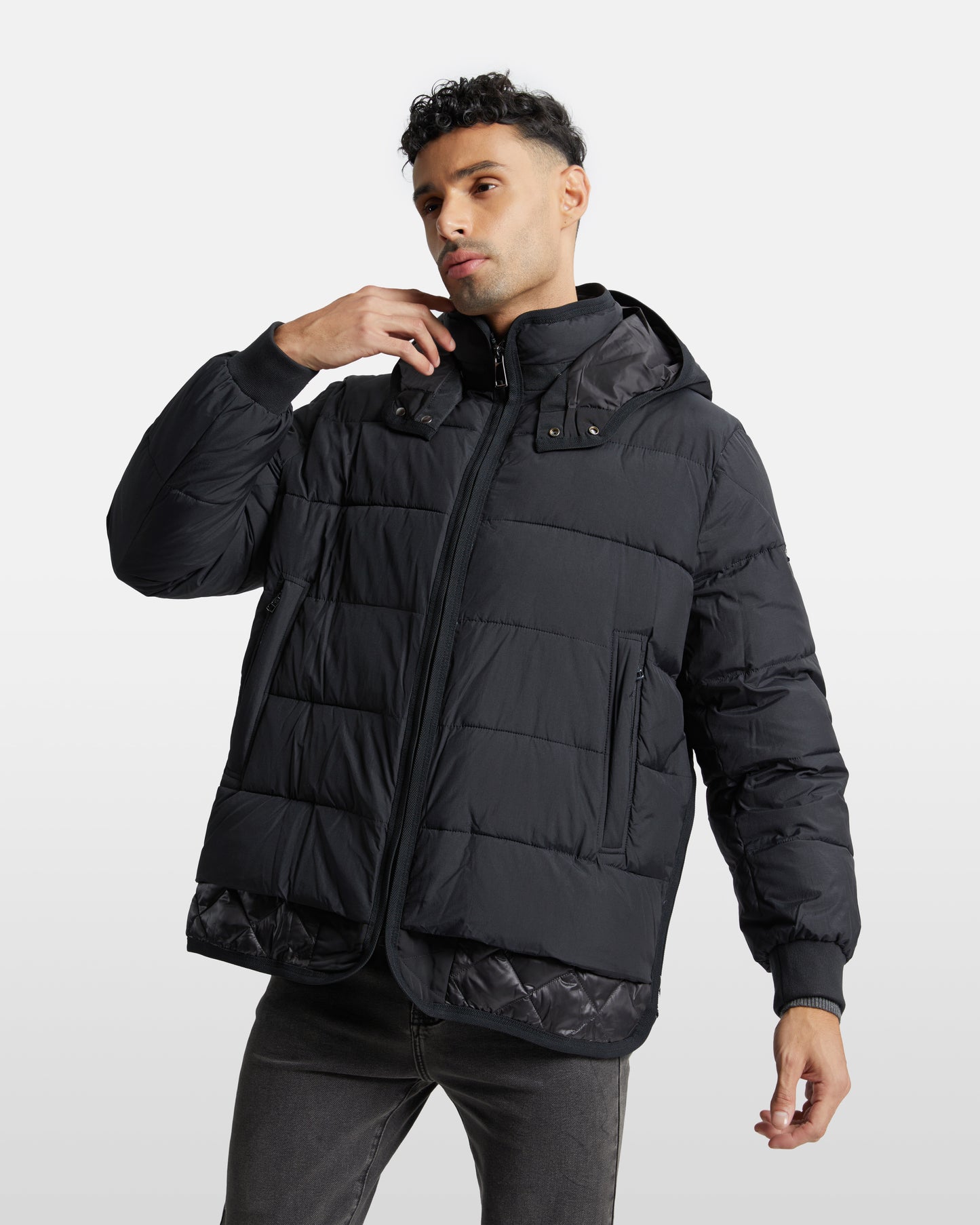 Diamond Quilted Puffer Jacket