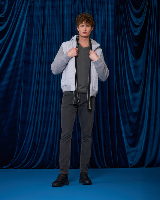 Detachable Hood & Sleeves Puffer Jacket