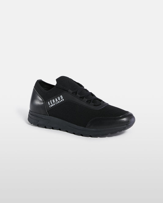 Solid Tone Sock-Like Sneakers