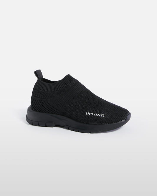 Sock-like Brand Print Trainers