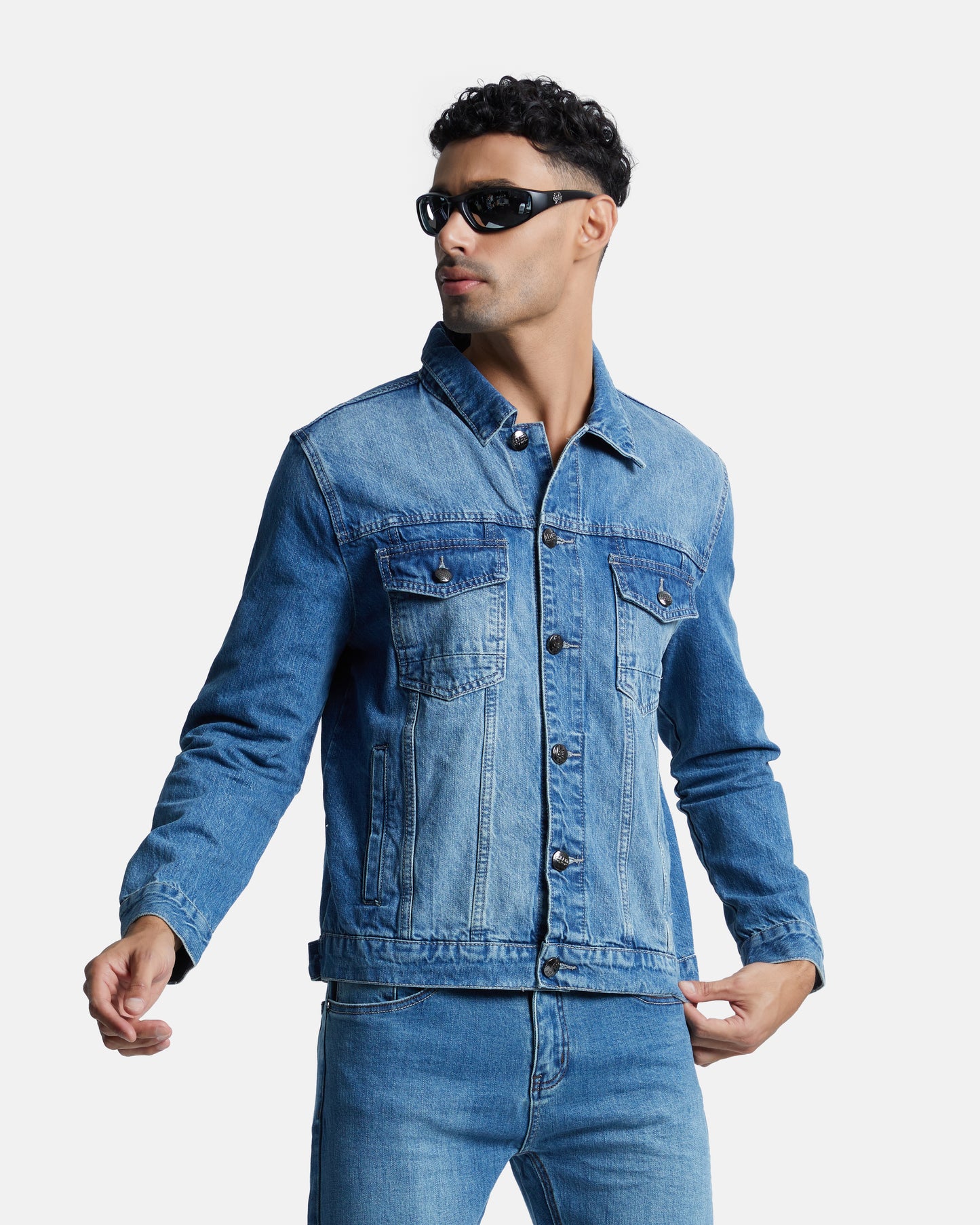 Acid Washed Denim Jacket
