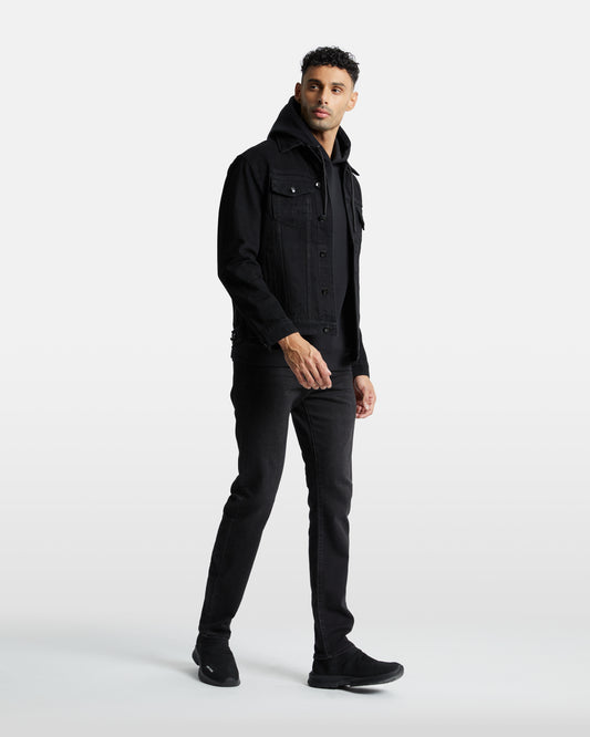 Solid Tone Denim Jacket