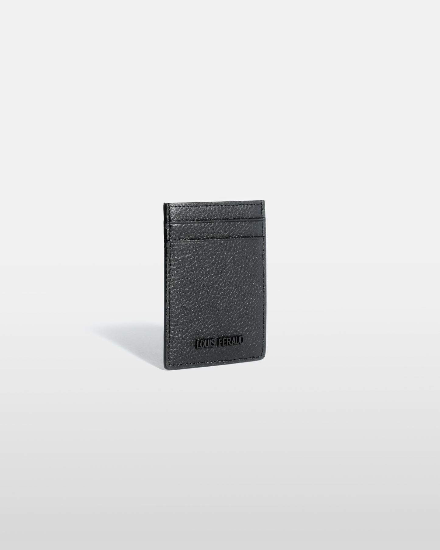 Pebbled Leather Finish Card Holder