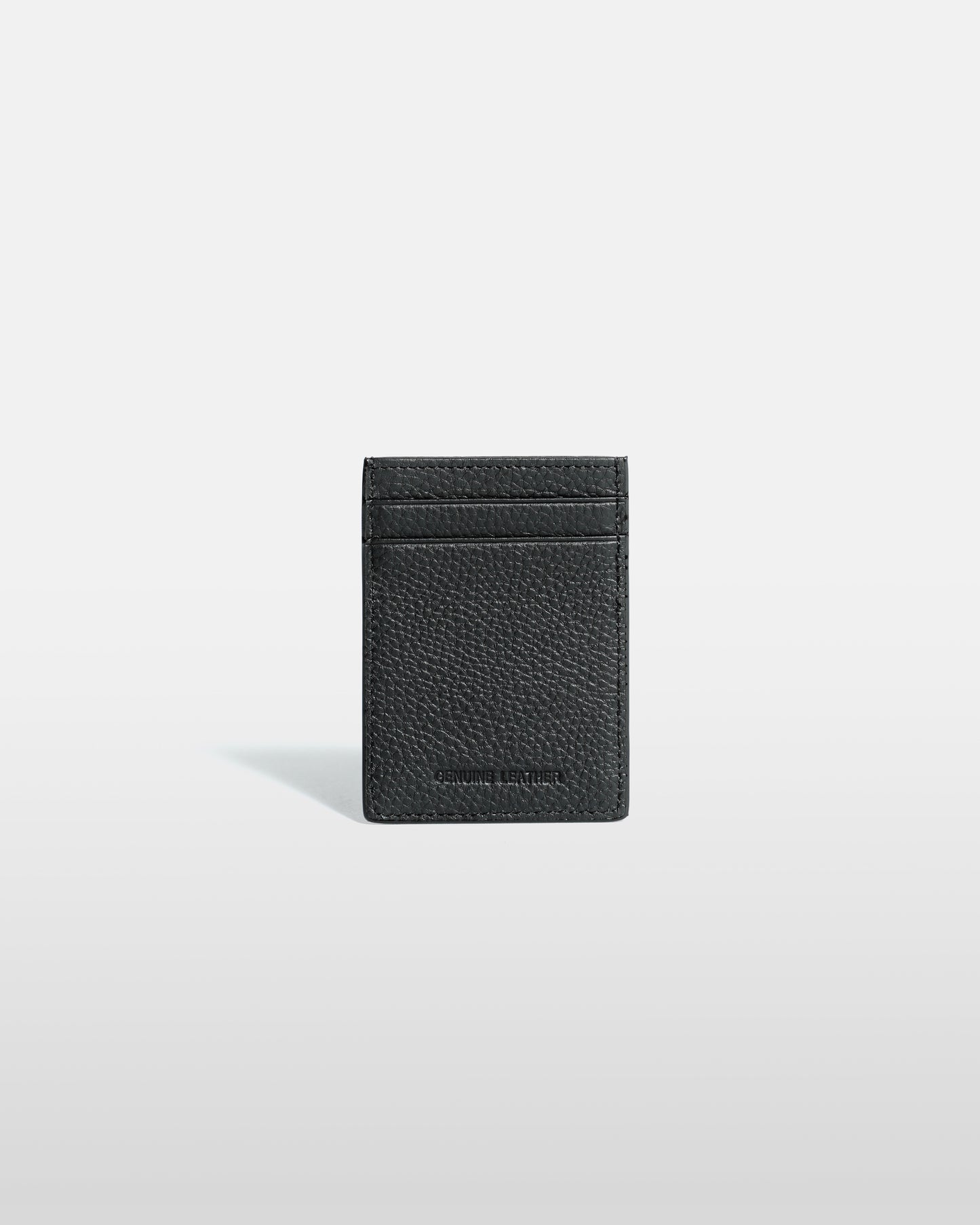 Pebbled Leather Finish Card Holder